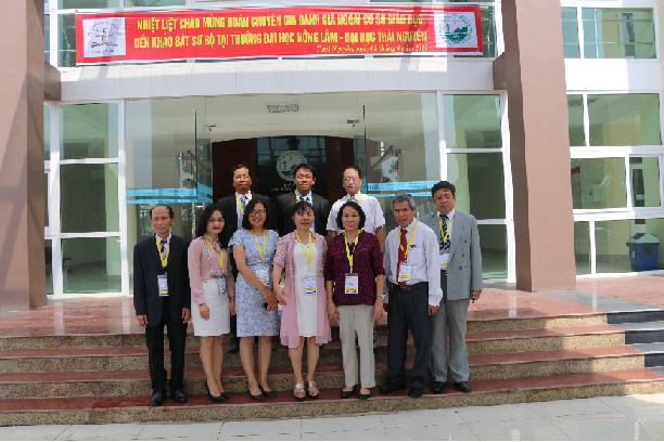 On June 3, 2017, the Delegation of Inspection experts conducted internal inspection at the University of Agriculture and Forestry - NTU