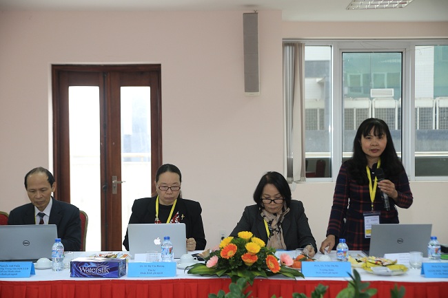 Associate Professor, PhD. Nguyen Phuong Nga, Director of the Center for Educational Quality Assessment, expressed his opinion at the Preliminary Survey to serve the Evaluation of the Academy of Development Policy